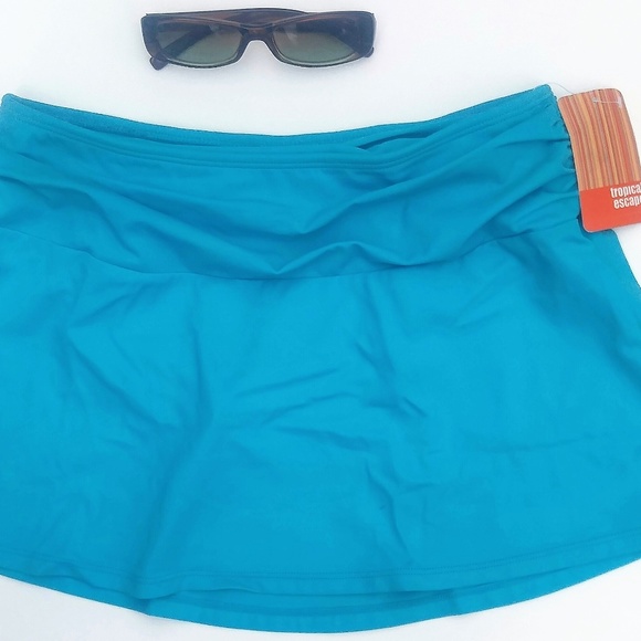 tropical escape swim skirt